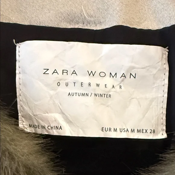 Zara Multitone Teddy Jacket - Picture 3 of 11